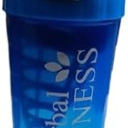 Herbal Nutrition Life BPA-Free Plastic Protein Shaker Blender 500ml Water Bottle For Whey Protein Mix, Cycling, Gym, Sports, Pre-Workout Sipper Water Bottle With Blender Ball (Blue Pack of 1)-image-91