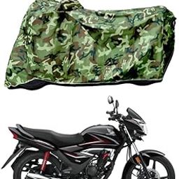 MITHILA MART Accesseries Compatible with Honda Shine 125 Bike Body Cover Water Resistant Scratchproof Dustproof UV-Rays Full Body Protection for All Modal & Varients [Green-Color]-image-100