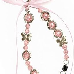 Ringzanio Phone Charm | Phone Strap | Crystal Moti Butterfly Charm With Ribbon | Phone Charms | Detachable Phone Wrist Strap, Hands-Free Keychain Phone Accessories for Women Girls-image-86