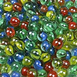 100 Marbles Round Attractive Multi Color 100 Pieces of Marbles for Outdoor, Indoor Playing, for Decoration and Children School Project [ goti kanche ]-81