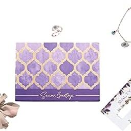 Set of 4 Rakhi Gift for Sister | Rakhi Combo Pack of Ring, Headband, Necklace, Earring for Sister, Bhaiya, Bhabhi, Brother | Fancy Jewellery Combo Gifts for Men, Women-image-7