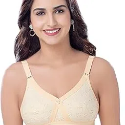 brida ladies innerwear Brida Barsa Cotton Non-Padded Wireless Bra for Women | Full Coverage | Double Layered | Heavy Support | Everyday Comfort | Saree Bra | Daily Use | Combo-picture-1