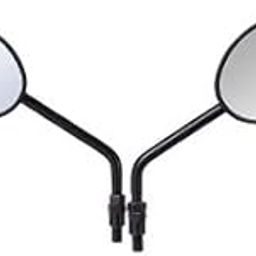 nirwana Manual Rear View Mirror, Passenger Side, Driver Side For Hero, Honda, Universal For Bike CD Deluxe, Activa, Dream Yuga, CB Shine, CB Twister (Left, Right) CD DLX MIRROR-picture-15