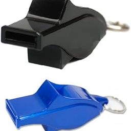 Tima Dolphin Pro Shape Design Loud Plastic Whistle with Lanyard for Referees, Coaches, Lifeguards, Sports Events High Sound Whistle for Football, Basketball, Soccer, Hockey (Pack of 2, Assorted)-23