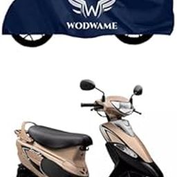 Water Resistant Scooty Body Cover for TVS Pep-Plus Navy Color-image-79