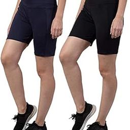 Women's Slim Fit Polyester Capri and Shorts-picture-48