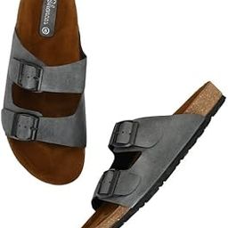 MEN ORIGINAL CORK SOLE SANDALS (BLACK)-picture-44
