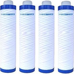 MEETOS MLT Candle for Water Purifier, 9 inch PP Yarn Wound Filter (135 Grams) Threaded Carbon Filter Cartridge 10 Inch Pre-Filter Housing of All Water Filter-2