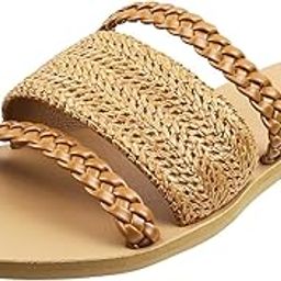 Womens Synthetic Tan Slippers (Size (3 UK (36 EU))-image-53