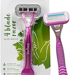 Sirona Reusable Hair Removal Razor for Women with Aloe Boost, Shaving Razor - Pack of 1-picture-22