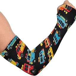 Cooling Arm Sleeves for Men Women UV Sun Protection Arm Covers Trucks Fire Compression Sleeves Sports Football Golf Cycling-image-92