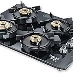 Prestige Svachh Efficia HOB 04 AI (with Toughened Glass Top Multi Spark Ignition System & 4 Brass Burners)-image-9
