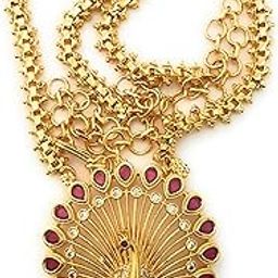 One Gram Micro Gold Plated Necklace for Women and Girls-image-41