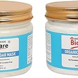 BEAUCODE BioCare Organic Sugar Face and Body Mask and Cream Pack of-2 (500g)-image-0