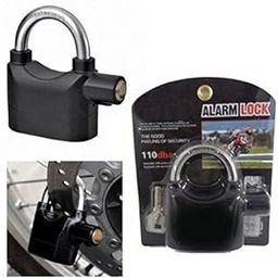 Anti Theft Metal Motion Sensor Alarm Key Lock | 110dBA Waterproof Security Padlock for Home, Office, and Bike Protection | Universal Use Motion-Sensing Door and Lock Alarm-24
