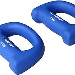 GYMENIST Set of 2 Hand Shaped Neoprene Exercise Workout Jogging Walking Cardio Dumbbells Pair-image-88