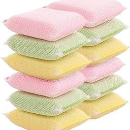 Multi-Purpose Kitchen Cleaning Sponges, Safe for Dishes, Faucets, Stoves and Sinks Pack of 6-image-23