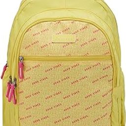Zoe School Backpack | Backpack for Women | Yellow (Large)-image-11