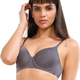 Women's Nylon Blend Padded Bridal T-Shirt Bra - Wired, Full Coverage, Eco-Friendly - Ultra-Light and Smooth Feel Fabric-picture-20