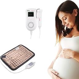 BPL Medical Technologies Pre-Pregnancy Combo - FD-02 Fetal Doppler + Orthopaedic Electric Heating Belt - XL-11