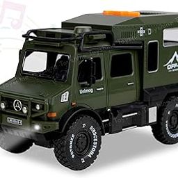 Toyshine Friction Powered Battle Field Military Truck Toy with Opening Doors, Light & Music Model Collection Educational Learning Toys for Kids 3-7 Years, Multi-image-46