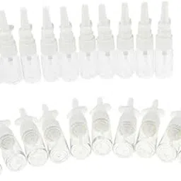 JAZZY PEARLS 20 Pieces Empty Refillable Nasal Spray Bottles Fine Mist Nose Vials 10ml-image-60