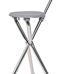 Welimark Premium Walking Stick with Tri-Pad Base, Anti-Shock Feature, U-Shaped Handle, and Built-in Seat-image-67