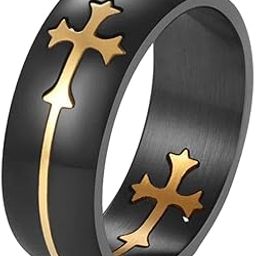Cross Ring for Men Christian Gifts for Men Religious Ring for Baptism 11-image-55