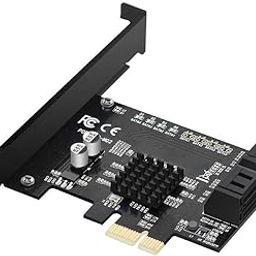 PCIE 2.0 X 1 to SATA 4 Port Adapter Card Marvell Chipset Without Raid for Ipfs Mining and Adding Sata 3.0 Devices-23