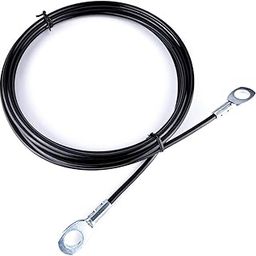 AIKESIWAY Fitness Gym Replacement, Customize Cable Fitness Pulley Thick 5mm Heavy Duty Steel Wire Rope for Home Gym (Type-A, 98 inches)-image-79