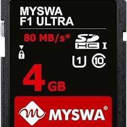 MYSWA F1-SDHC Card SD Card 4GB_Class10 80MB/s R for DSLR Cameras, for Full HD Recording, 10Y Warranty-19