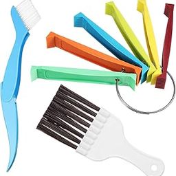CHENGU 3 Pieces FCR6 Fin Comb Air Conditioner Fin Cleaner Set with 2 Different Brush Condenser Applicable to More Occasions Evaporator Radiator Clean Repair Tool Set-12