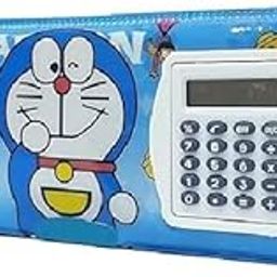 ECLET Pencil Box with Calculator & Dual Sharpener Magnetic Jumbo Pencil Box Geometry Box (Blue) b-image-76