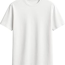 LUVEAR Cotton Plain T-Shirt | Regular Fit Half Sleeve Round Neck T-Shirt for Men-image-93