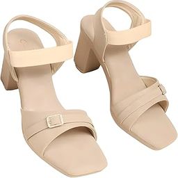 Women Block Heel Sandals – Stylish Comfortable Open-Toe Heels for Casual, Party, Wedding & Office Wear-picture-8
