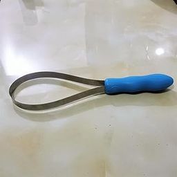 UJEAVETTE Horse Brush Scraper Cleaning Tool Horse Hair Comb for Cattle Horse Livestock Single Loop-image-75