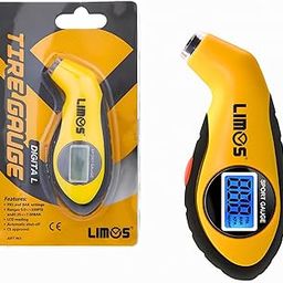 Limos Lcd Digital Tire Air Pressure Gauge Tester Tool W/Light, Yellow-image-15