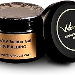 Wernest UVLED Builder Gel for Nail Art Extension- Clear 30gm-image-98