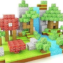 Toys Uncle Education STEM Magnetic Building Blocks, Magnetic Tiles (50 Pieces Mind*Craft Magnetic Cube)-picture-21
