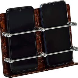 TDO Mobile Phone Charging Stand Mobile Charging Holder, AC Remote Holder,TV Remote Stand (Color Marble Coffee)-21