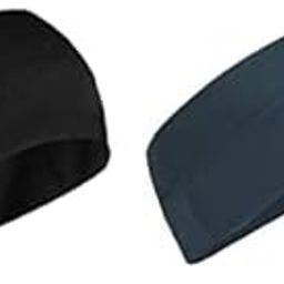 A to Z CREATION Workout Headband for Men and Women Wide, Moisture Wicking and Non-Slip Exercise (Black & Green)-image-15
