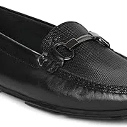 gabicci Mens Driving Loafer Shoe, Slip On Entry, (Size 40-45), Full Grain Leather, Formal Workwear Shoe, TPR Sole, Flat Heel, Tom-picture-9