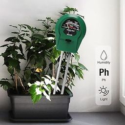 Multifunctional Soil Tester 3 in 1 Humidity Light PH Value Soil Tester Moisture Analyzer Tester for Home Garden Lawn Farm-image-1