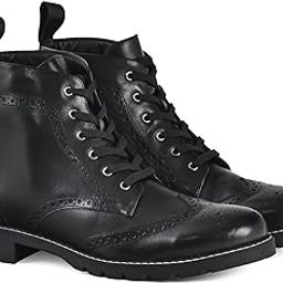 Classic Leather Boots Model-2 for Men | Classic Design |Stylish Casual Shoes |Comfortable Fit-image-6