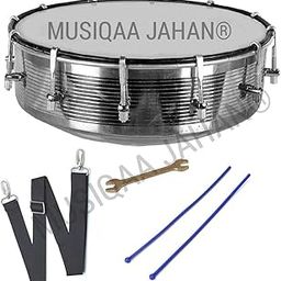 Music World MUSIQAA JAHAN® Nasik Tasha Stainless Still 13.4'' With Chanti And Belt-image-21
