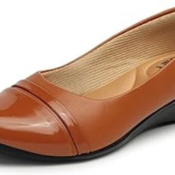 Casual | Latest Collection | Comfortable Stylish Solid Wedge Heel Slip-On Bellies & Ballerina for Womens & Girls-image-13