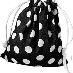 Drawstring Bag Potli Pouches for Return Gifts Shagun Occasion Festivals 4 x 5 inch (Pack of 10)-6