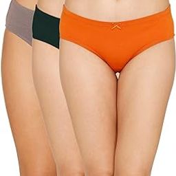 Women's Cotton Elastane Classic Solid Hipster (Pack of 3)-image-22