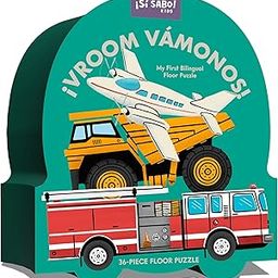 ¡vroom Vámonos!: My First Bilingual Floor Puzzle/ 36-piece Jigsaw Puzzle-image-16