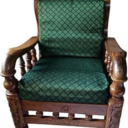SREE LAKSHMI GARMENTS - Sofa Zip Cover 3 Seater and 2 Seater Wooden Sofa Cover 10 Pcs Set (Design 3)-image-99